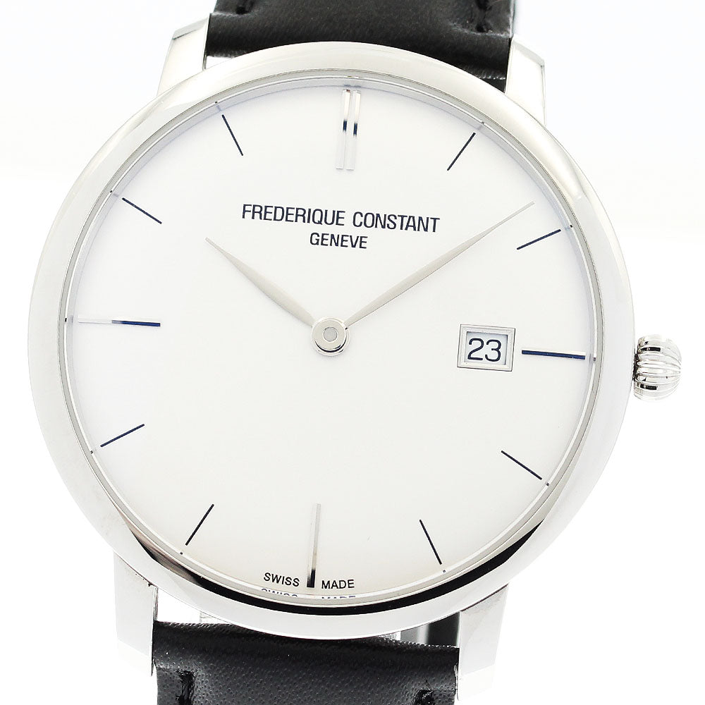 FREDERIQUE CONSTANT Slim line FC-306S4S6 Date Silver Dial Automatic Men's_911544