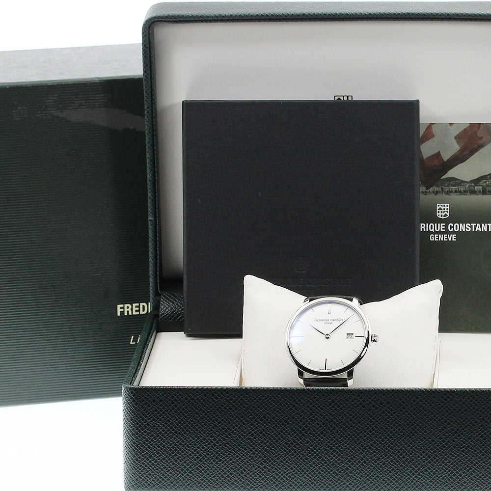 FREDERIQUE CONSTANT Slim line FC-306S4S6 Date Silver Dial Automatic Men's_911544