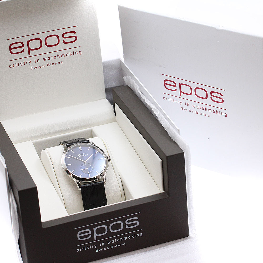 EPOS 3408 Small seconds blue Dial Hand Winding Men's Watch_911550