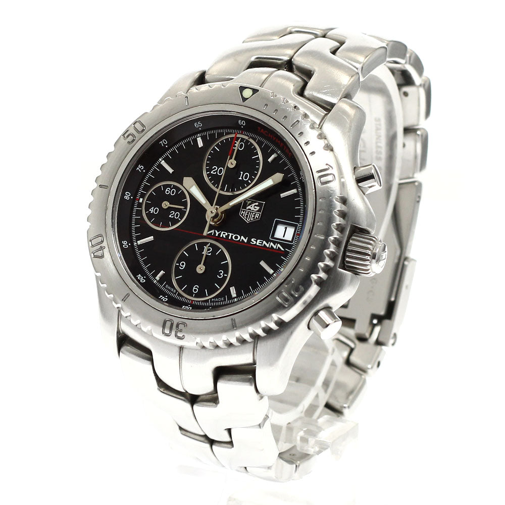 TAG HEUER Link CT2114 Ayrton Senna limited model black Dial Automatic Men's Watch_911552