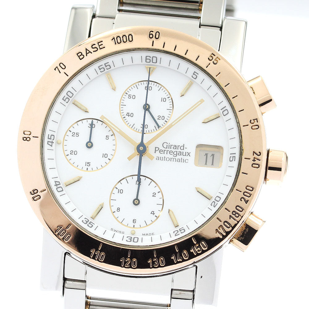 GIRARD PERREGAUX Gold Plated7000 7000 PG2 tone chronograph AT Men's_911557