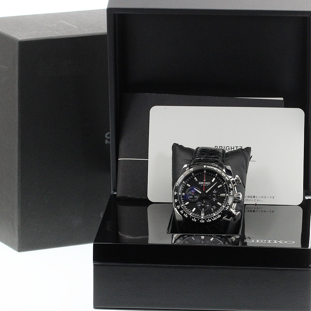 SEIKO Brights Ananta SAEK003/8R28-00C0 Chronograph Date black Dial Automatic Men's Watch_911562