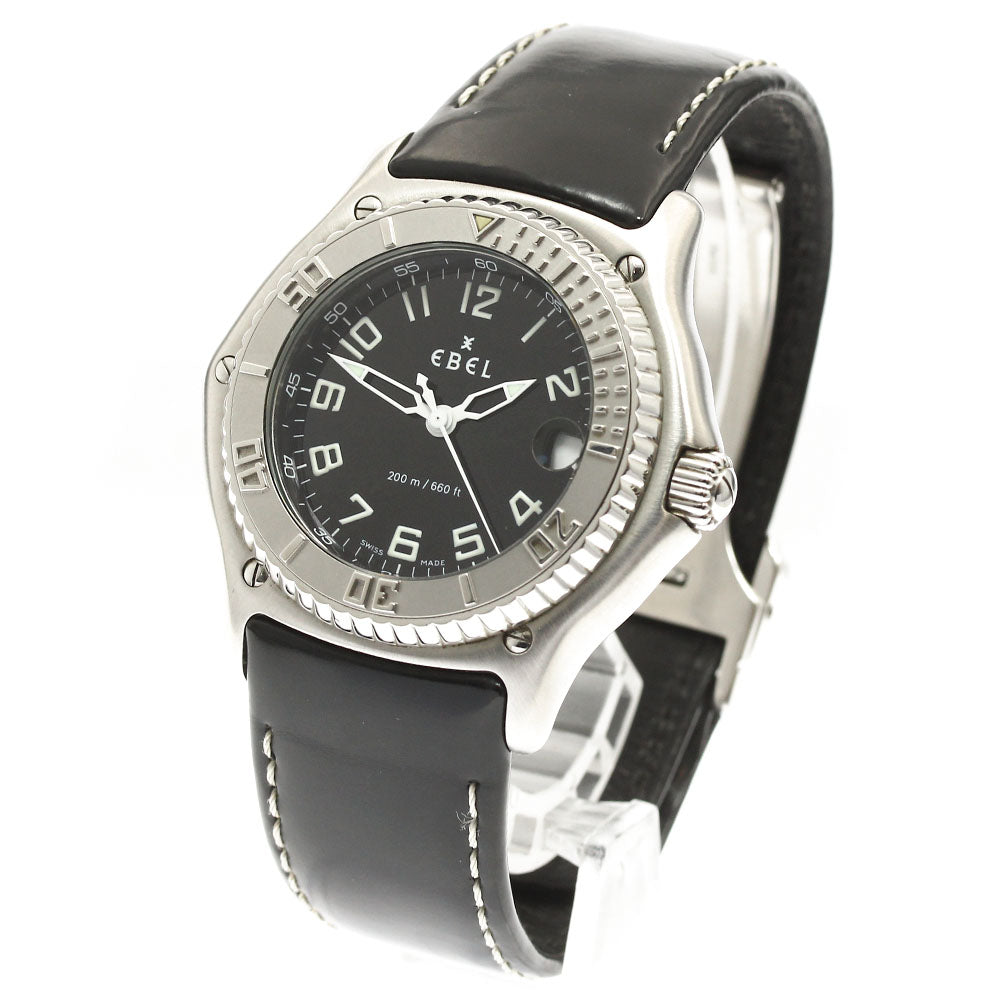EBEL Discovery E9187341 Date black Dial Quartz Men's Watch_911569