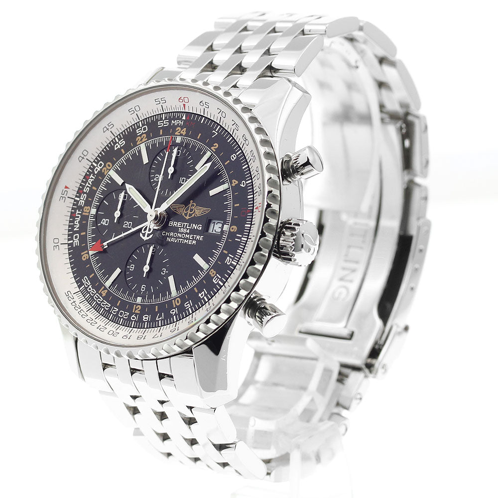 BREITLING Navitimer World A24322 Chronograph GMT Automatic Men's Watch_911571