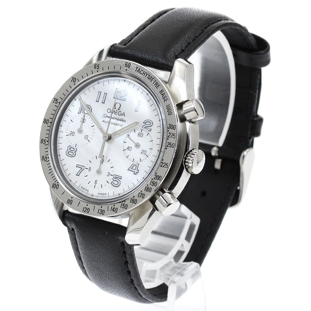 OMEGA Speedmaster 3802.70.56 Chronograph White shell Dial Automatic Men's Watch_911572