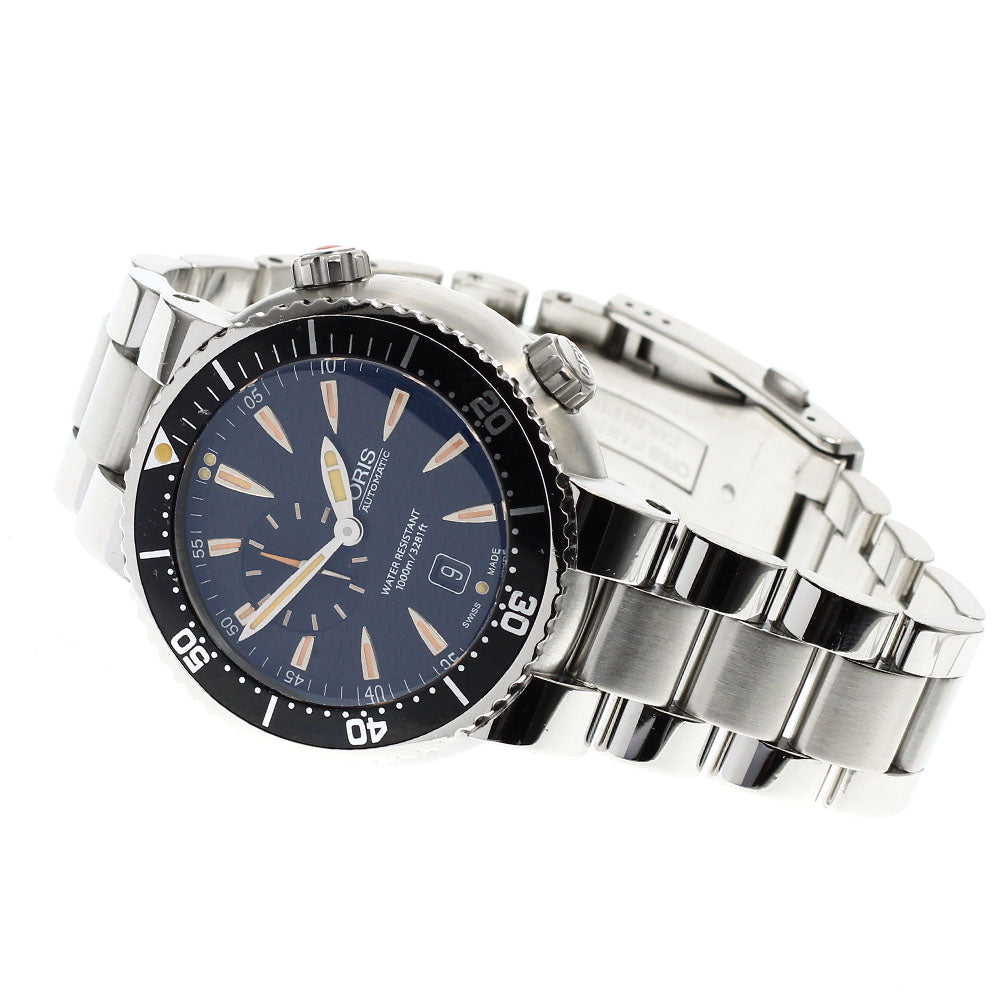 ORIS Divers 7609 Small Second Date black Dial Automatic Men's Watch_911578