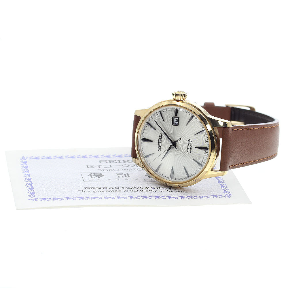 SEIKO Presage SARY076/4R35-01T0 Date Silver Dial Automatic Men's Watch_911589