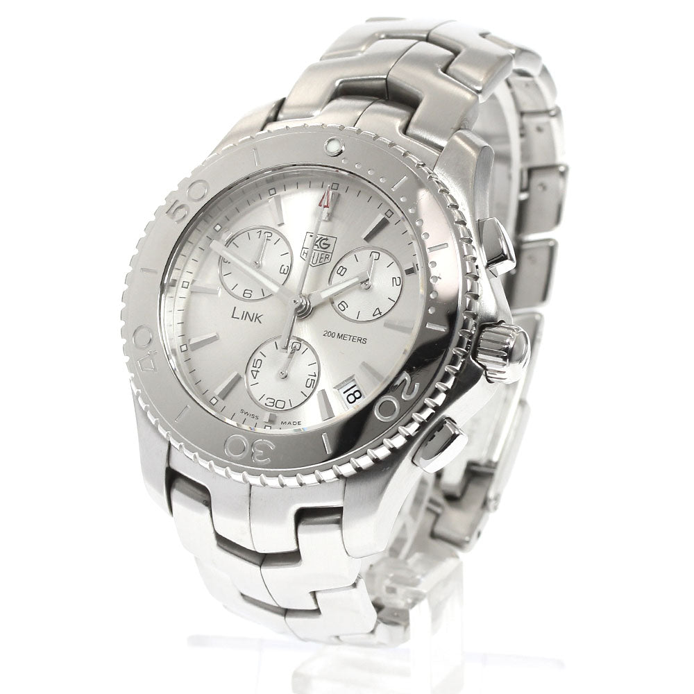 TAG HEUER Link CJ1111 Chronograph Silver Dial Quartz Men's Watch_911598