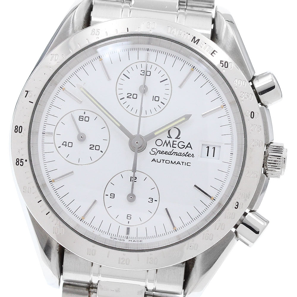 OMEGA Speedmaster 3511.20 Chronograph Date white Dial Automatic Men's_911624
