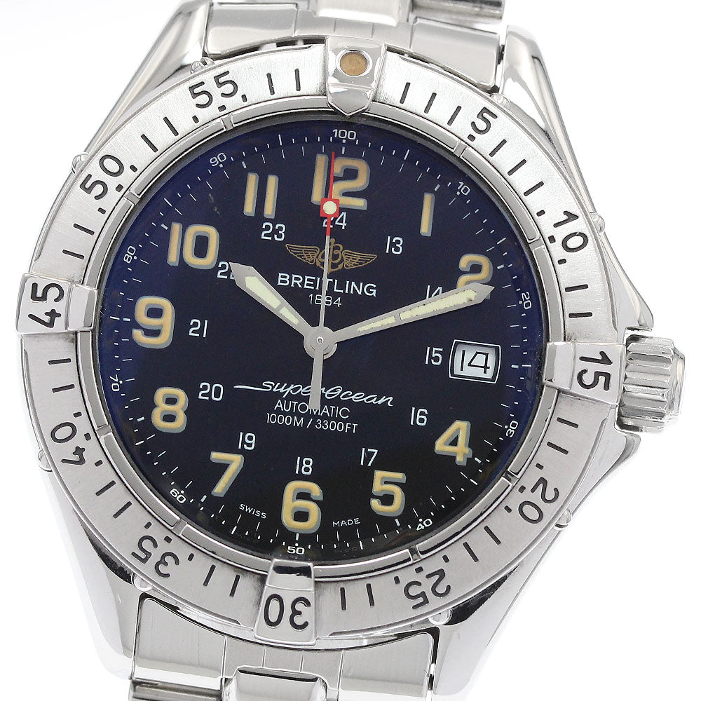 BREITLING Super Ocean A17040 Date black Dial Automatic Men's Watch_911636