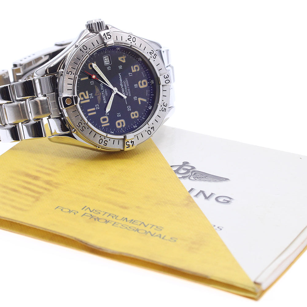 BREITLING Super Ocean A17040 Date black Dial Automatic Men's Watch_911636
