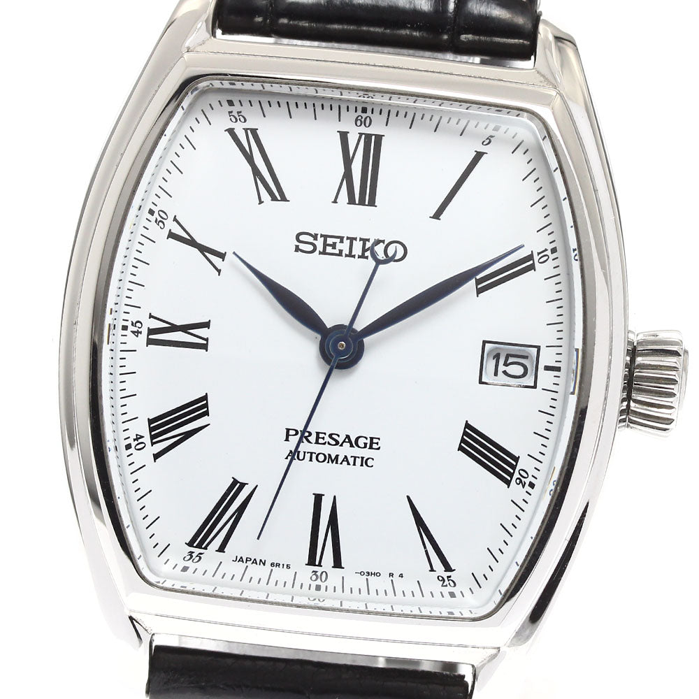 SEIKO Pureza SARX051/6R15-03T0 Prestige Line Date white Dial Automatic Men's Watch_911640