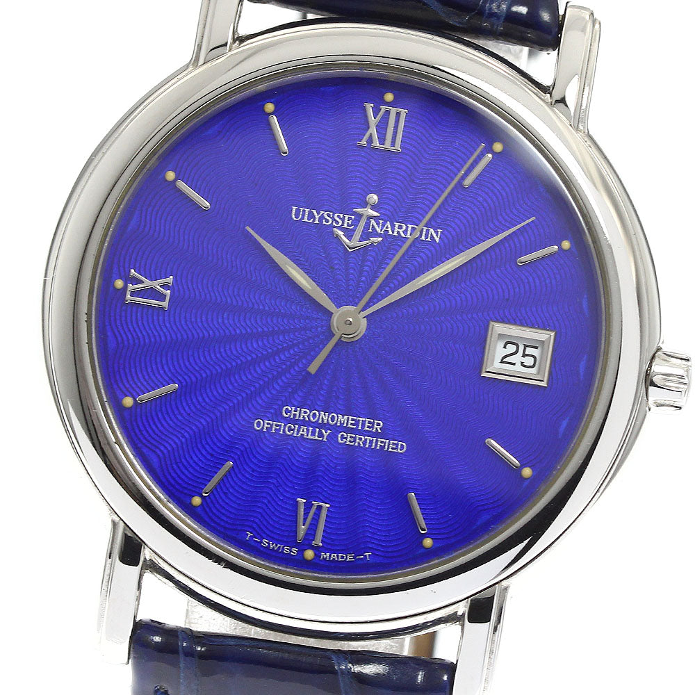 Ulysse Nardin San Marco 133-77-9 Chronometer blue Dial Automatic Men's Watch_911648