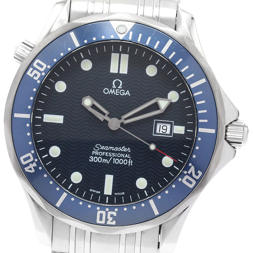 OMEGA Seamaster300 2541.80 Date Navy Dial Quartz Men's Watch_911666