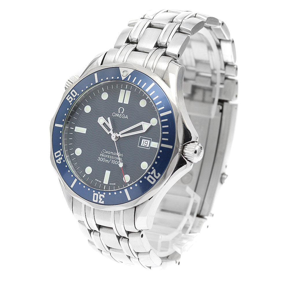 OMEGA Seamaster300 2541.80 Date Navy Dial Quartz Men's Watch_911666