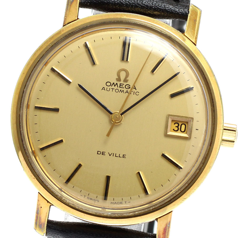 OMEGA De Ville 166.0161 Date Cal.1012 gold Dial Automatic Men's Watch_911668