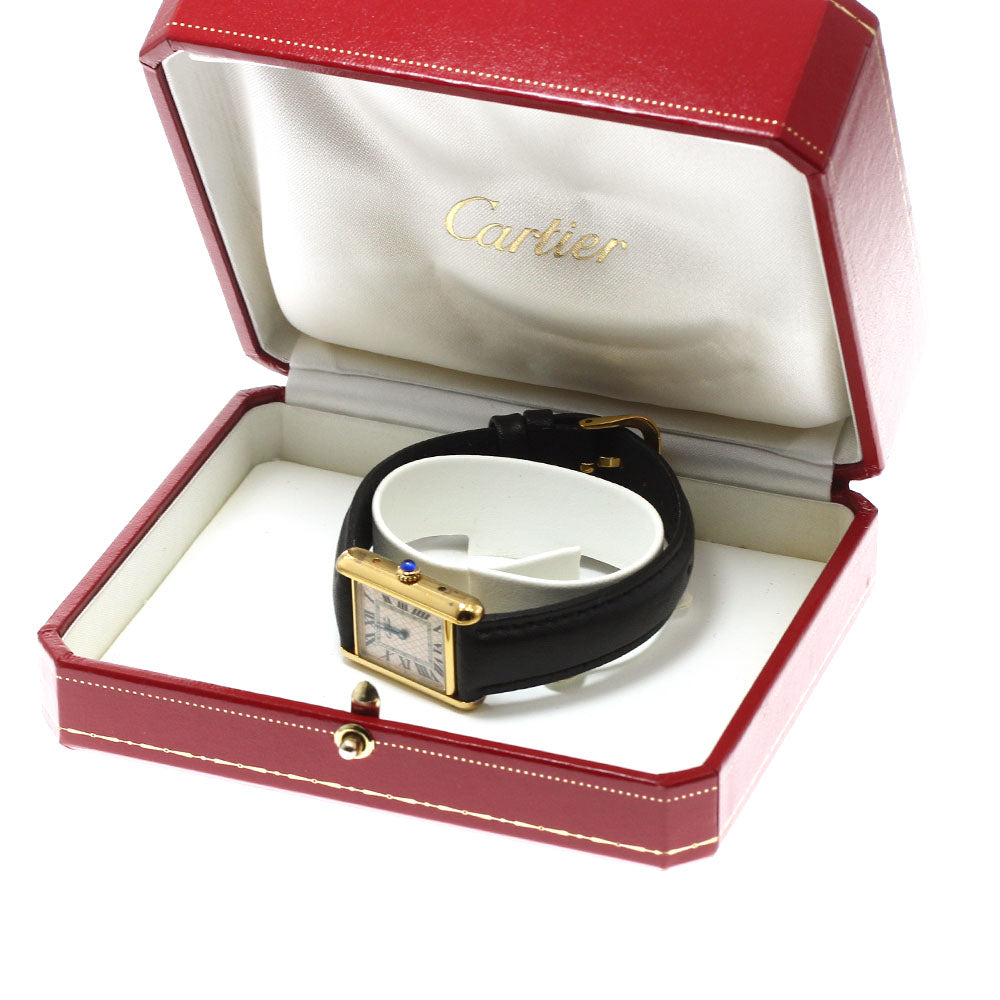 CARTIER Mast Tank Vermilion W1018687 Vermeille pink Dial Quartz Ladies_911682
