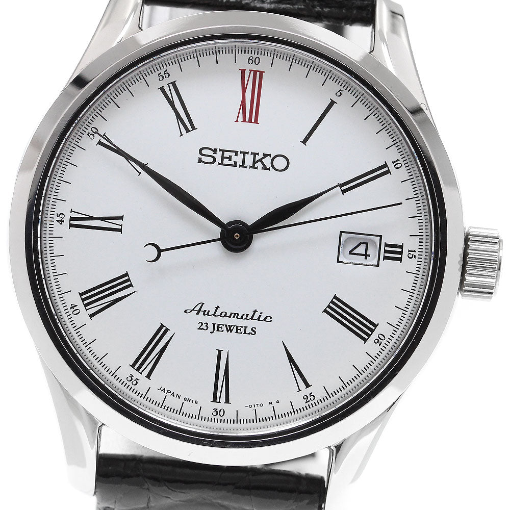 SEIKO Presage SARX011/6R15-02L0 100th anniversary model enamel dial white Dial Automatic Men's Watch_911683