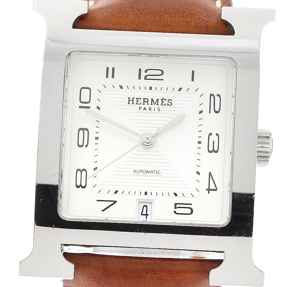 HERMES H watch HH2.810 Date Silver Dial Automatic Men's Watch_911691