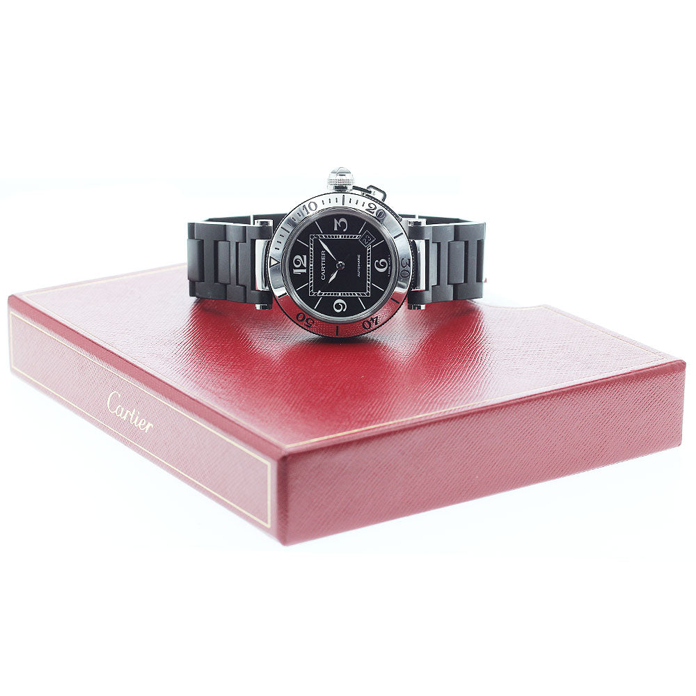 CARTIER Pacha Sea timer W31077U2 Date black Dial Automatic Men's Watch_911697