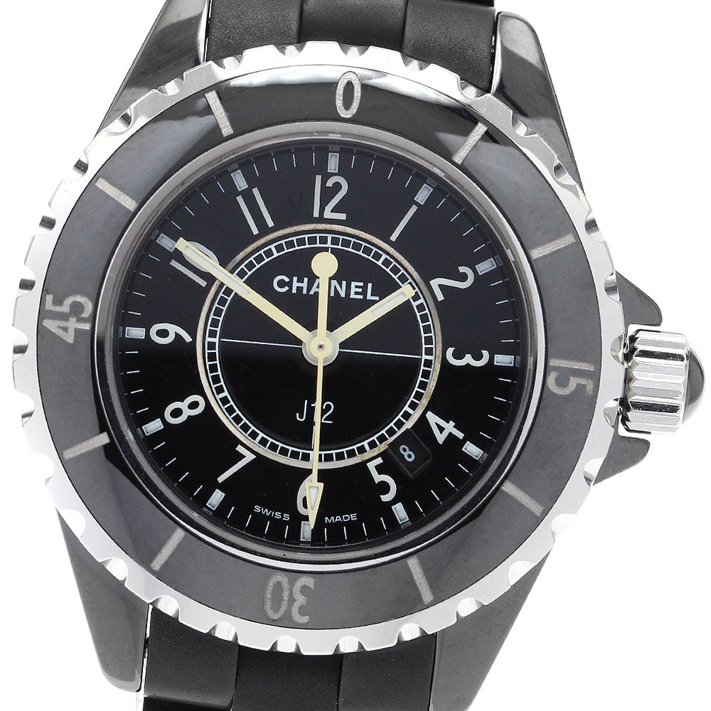 CHANEL J12 H0681 Black ceramic date black Dial Quartz Ladies Watch_911699