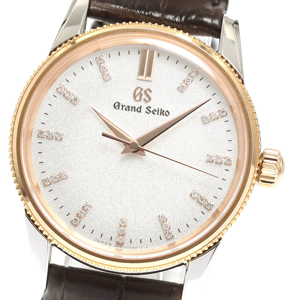 SEIKO GS Grand Seiko SBGX346/9F61-0AP0 K18PGBezel Silver Dial Quartz Boy's Watch_911736