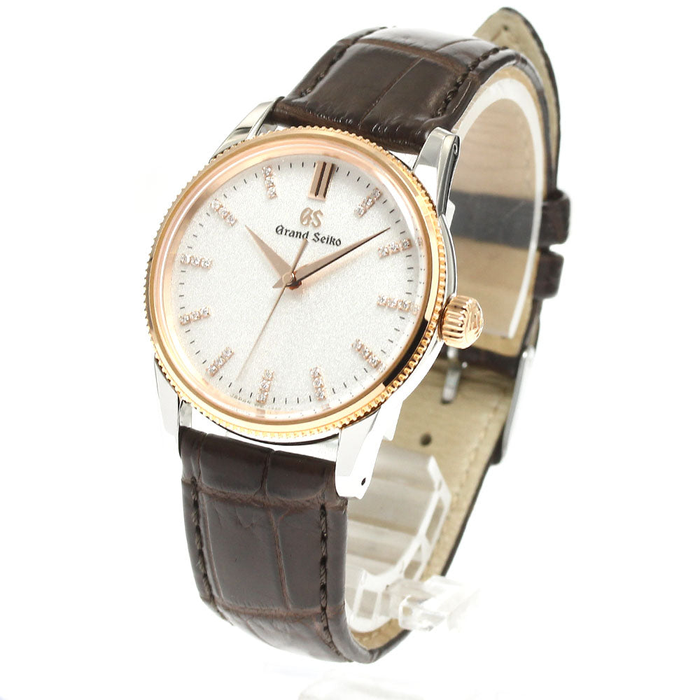 SEIKO GS Grand Seiko SBGX346/9F61-0AP0 K18PGBezel Silver Dial Quartz Boy's Watch_911736