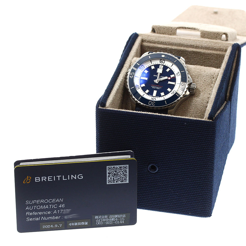 BREITLING Superocean Automatic 46 A17378 Navy Dial Automatic Men's Watch_911743