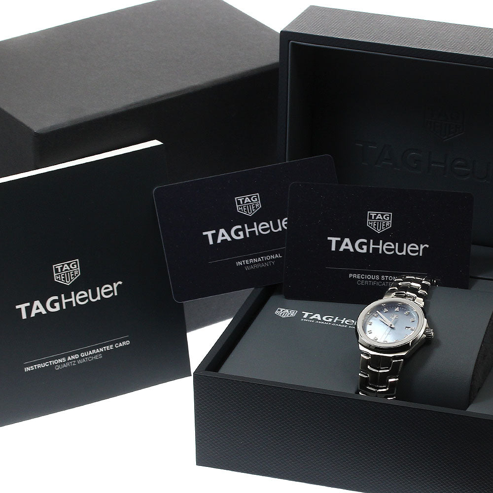 TAG HEUER Link WBC1313.BA0600 12P Diamond Blue Shell Dial Blue shell Dial Quartz Boy's Watch_911744