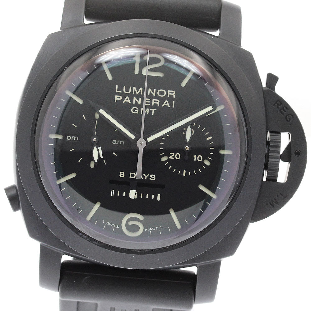 PANERAI Luminor Chrono Monopulsante GMT PAM00317 Hand Winding Men's Watch_911745