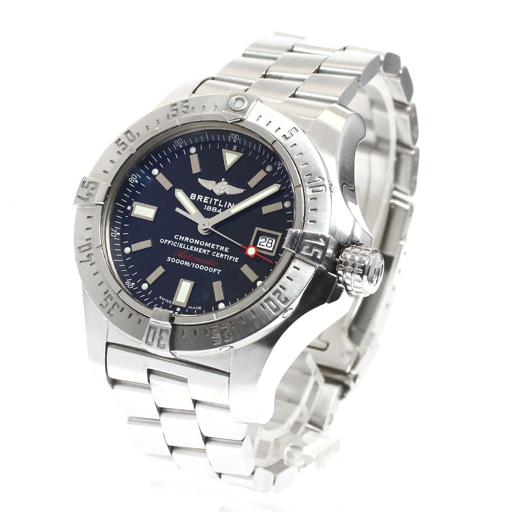 BREITLING Avenger Seawolf A17330 Date black Dial Automatic Men's Watch_911758