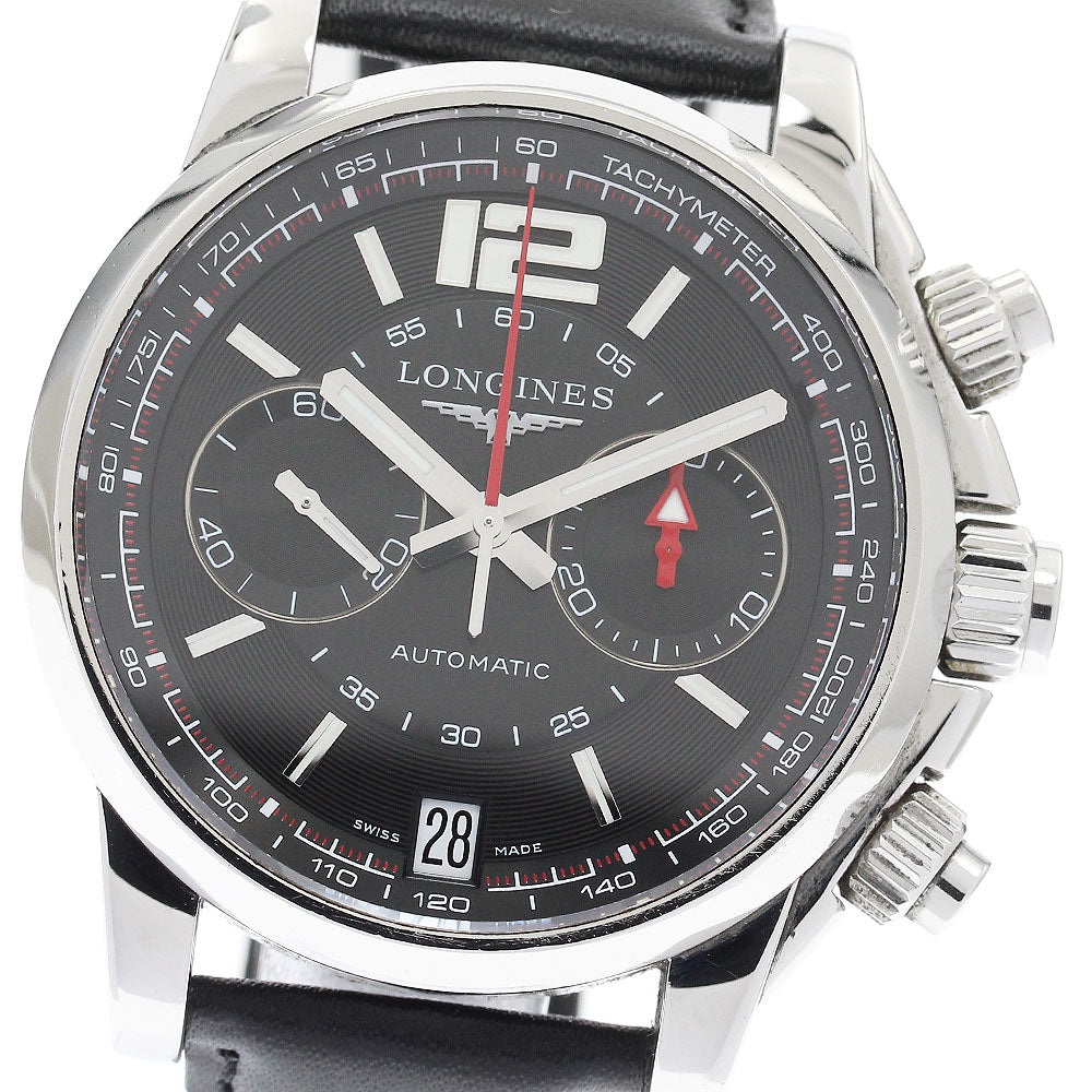 LONGINES Admiral L3.666.4 Chronograph Date black Dial Automatic Men's_911761