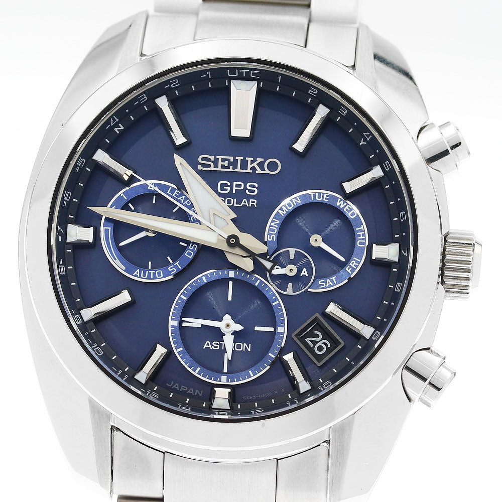 SEIKO Astron SBXC019/5X53-0AJ0 GPS Solar Powered Radio Men's Watch_911765