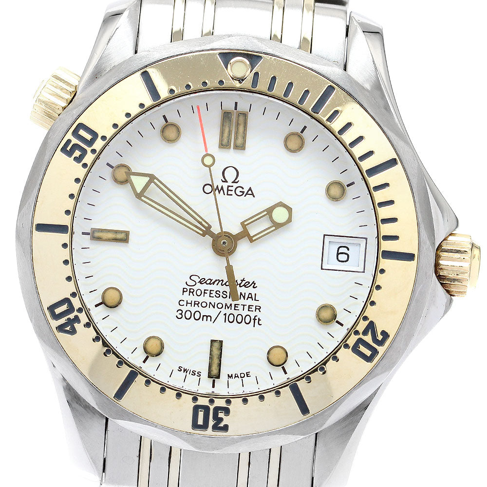 OMEGA Seamaster300 2352.20 Date white Dial Automatic Boy's Watch_911770