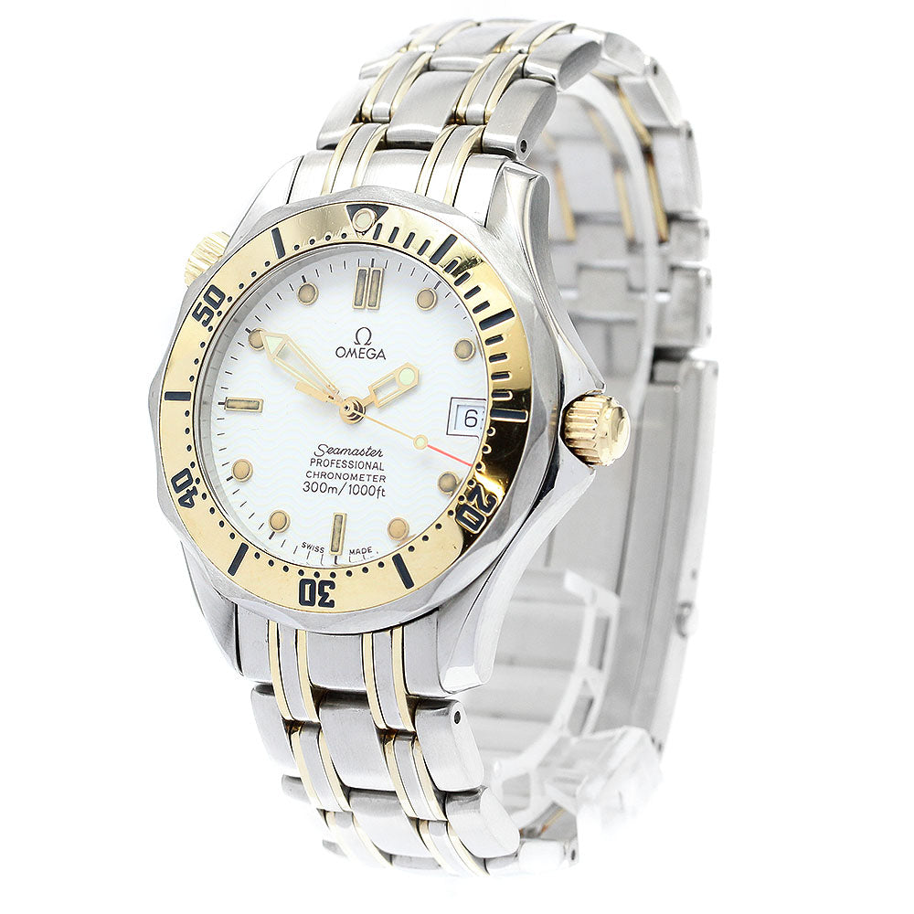 OMEGA Seamaster300 2352.20 Date white Dial Automatic Boy's Watch_911770