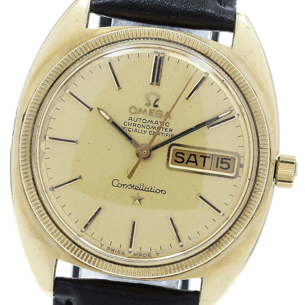 OMEGA Constellation CD168.029 YG bezel day date cal.751 Automatic Men's_911782