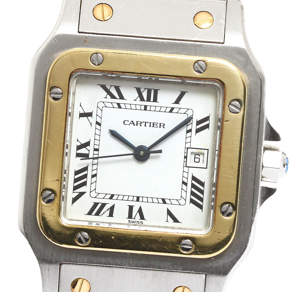 CARTIER Santos GalbeeLM 81036283 Date white Dial Automatic Men's Watch_911791