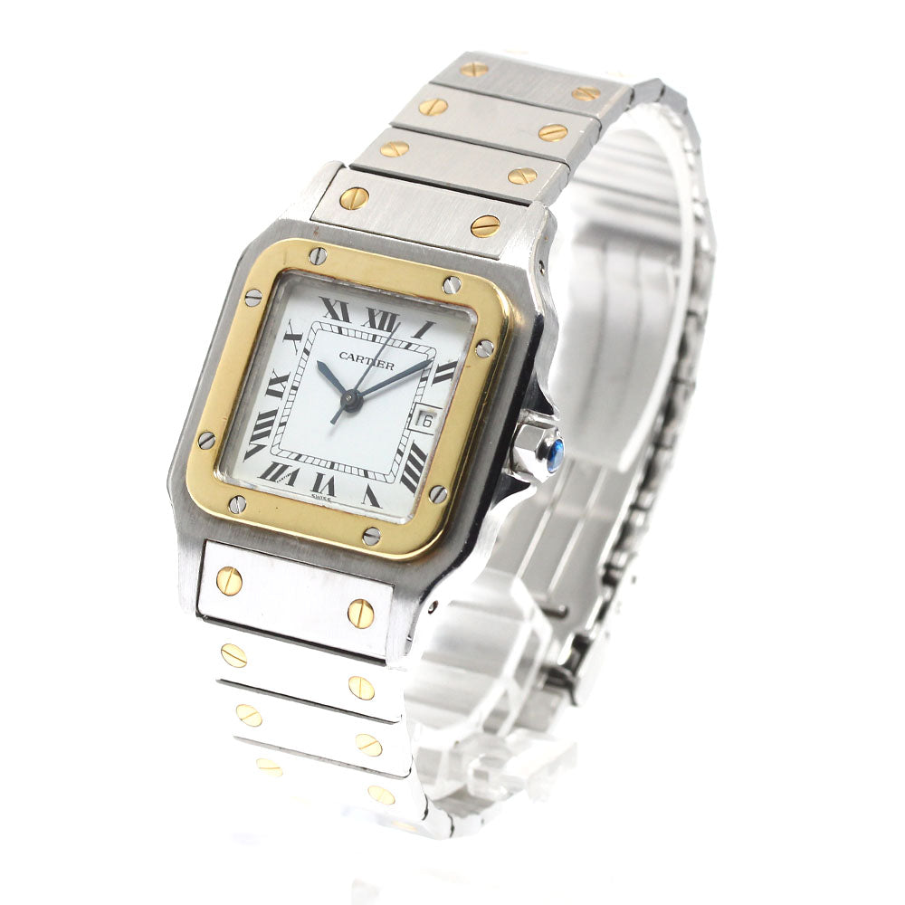 CARTIER Santos GalbeeLM 81036283 Date white Dial Automatic Men's Watch_911791