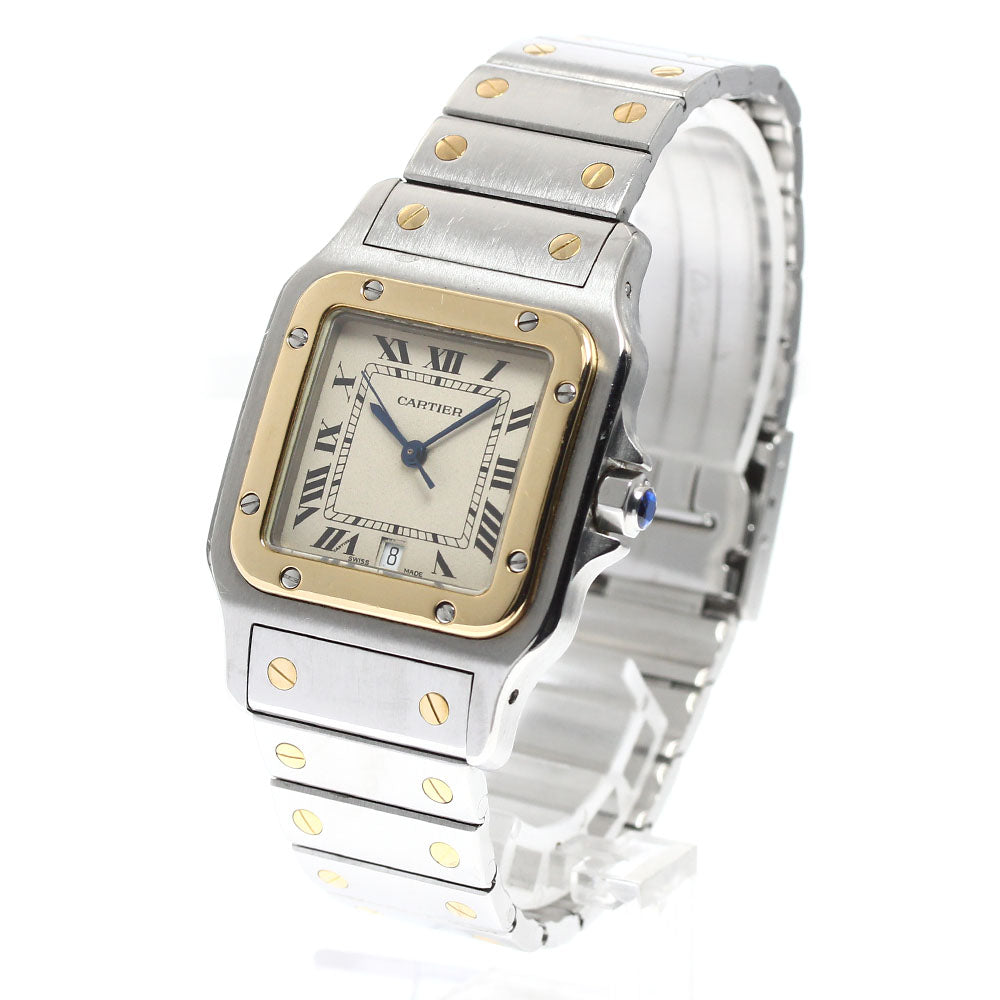 CARTIER Santos GalbeeLM W20011C4 Date SS/YG Dial Quartz Men's Watch_911793