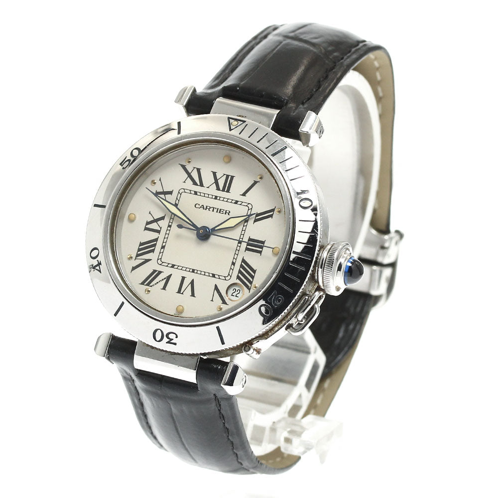 CARTIER Pasha C W3100255 Date beige Dial Automatic Boy's Watch_911799