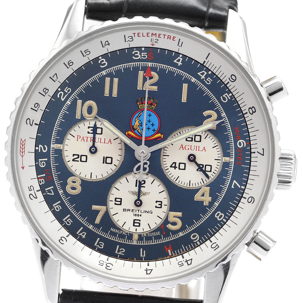 BREITLING Navitimer92 Patrura Aguilar A30022 Limited to 1000 Navy / beige Dial Automatic Men's Watch_911818