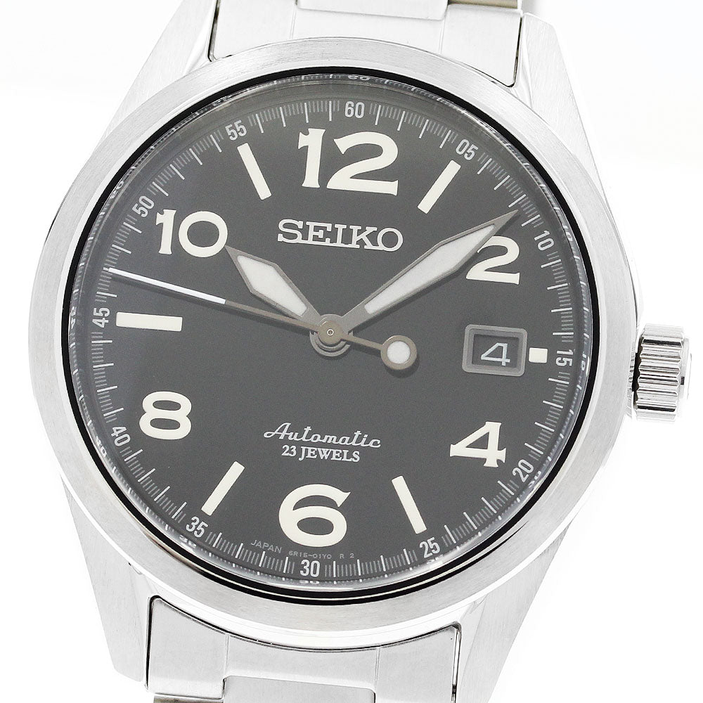 SEIKO mechanical SARG009/6R15-02R0 Date black Dial Automatic Men's Watch_911839