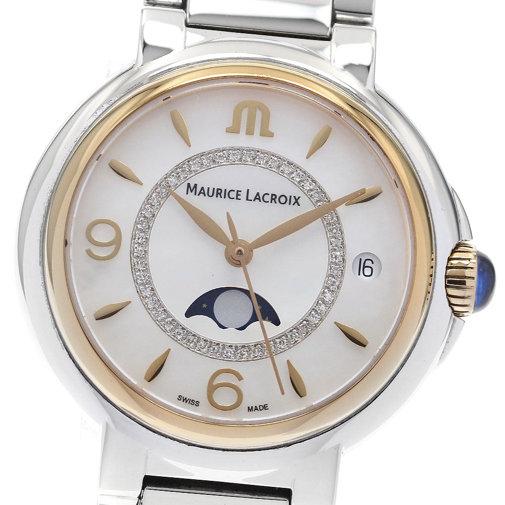 MAURICE LACROIX Fiaba Moon Phase FA1084 Date Quartz Ladies Watch_911881