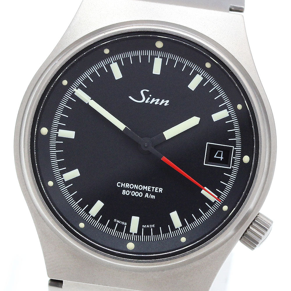 Sinn 244.TI.I Chronometer Date black Dial Automatic Men's Watch_911934