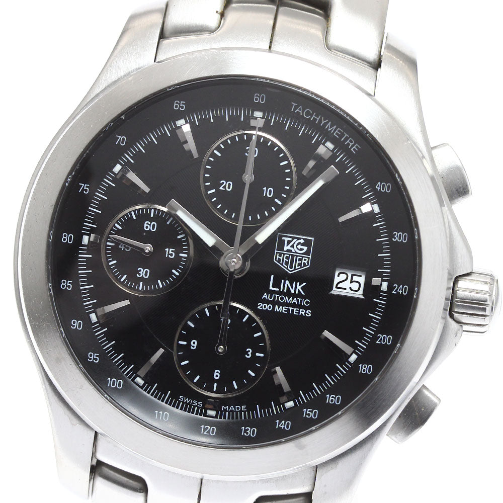 TAG HEUER Link CJF2110.BA0576 Chronograph Date black Dial Automatic Men's_911950