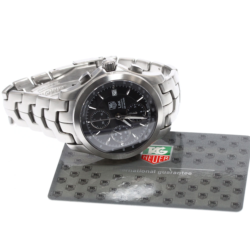 TAG HEUER Link CJF2110.BA0576 Chronograph Date black Dial Automatic Men's_911950
