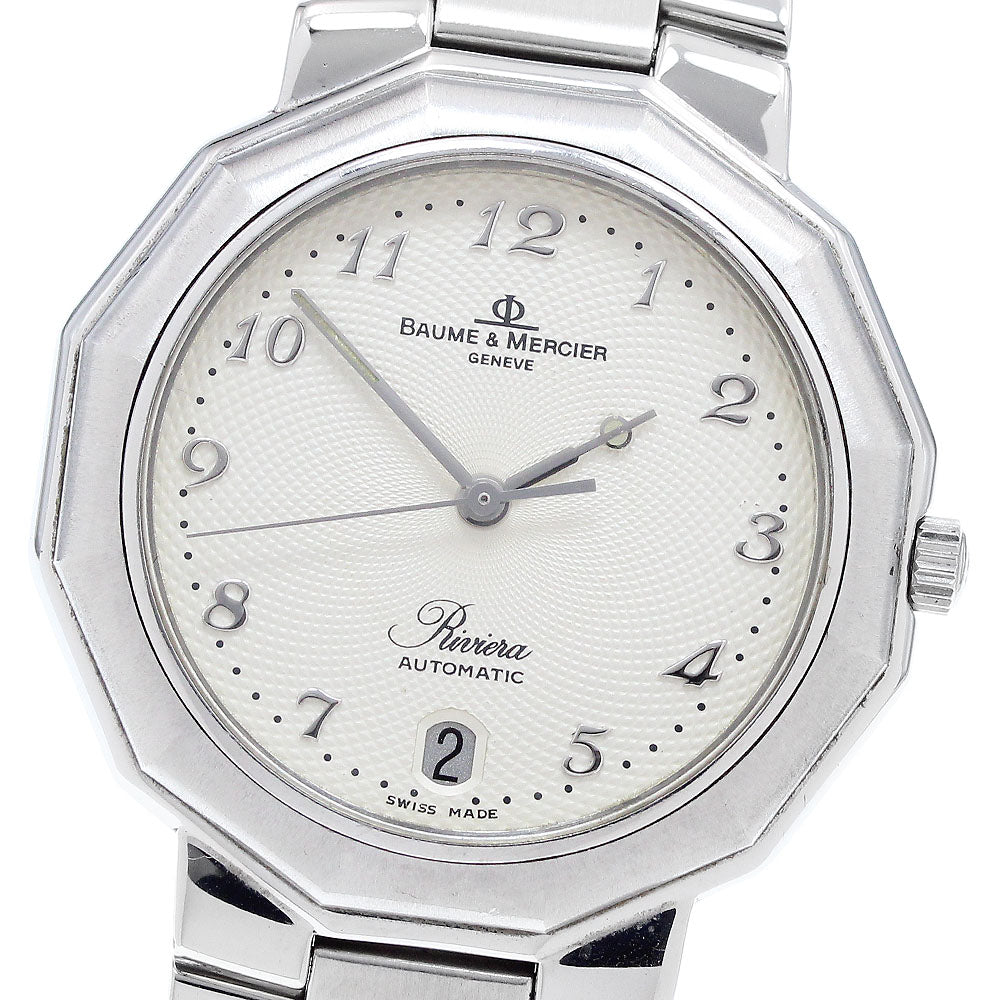 Baume & Mercier Riviera MV045165 Date Silver Dial Automatic Men's Watch_911961