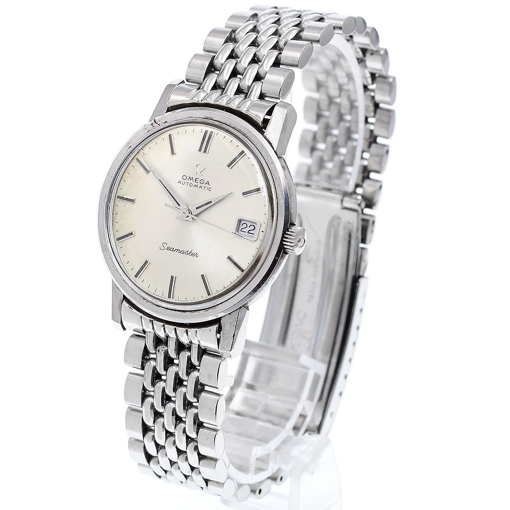 OMEGA Seamaster 166.003 Date cal.565 Rice breath Silver Dial Automatic Men's Watch_911981