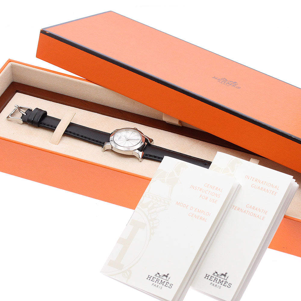 HERMES H watch Rondo HR1.210 Silver Dial Quartz Ladies Watch_911989