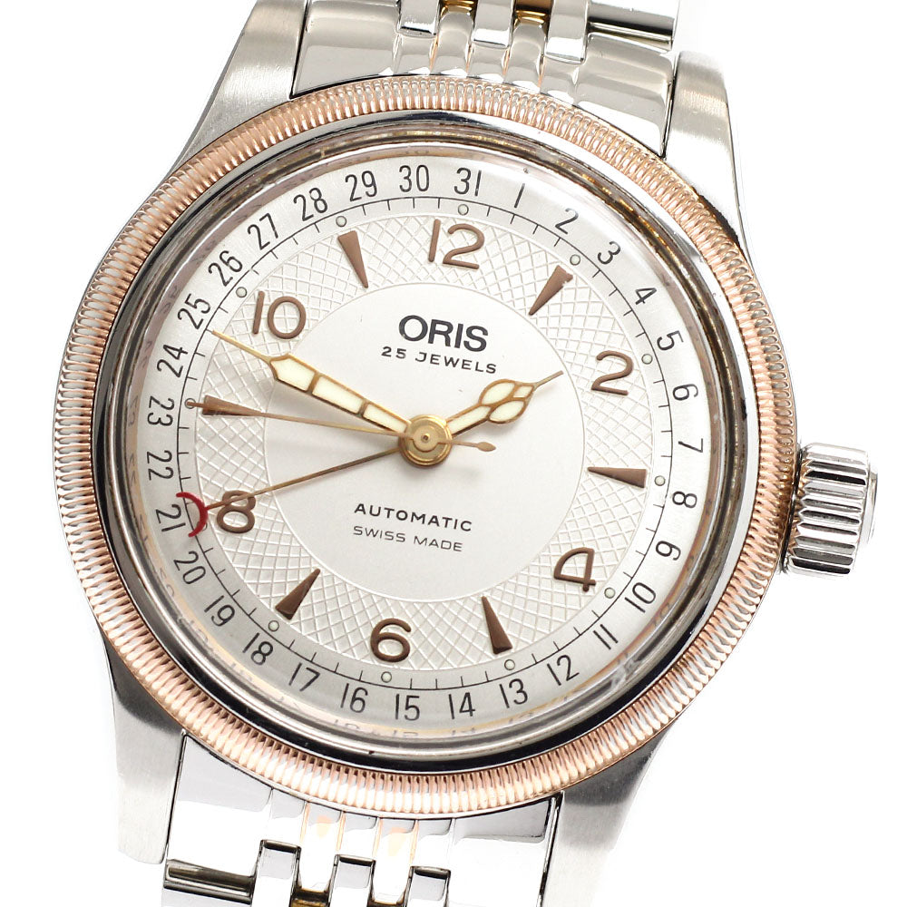 ORIS Pointer date 7543 Big crown Silver Dial Automatic Men's Watch_912006